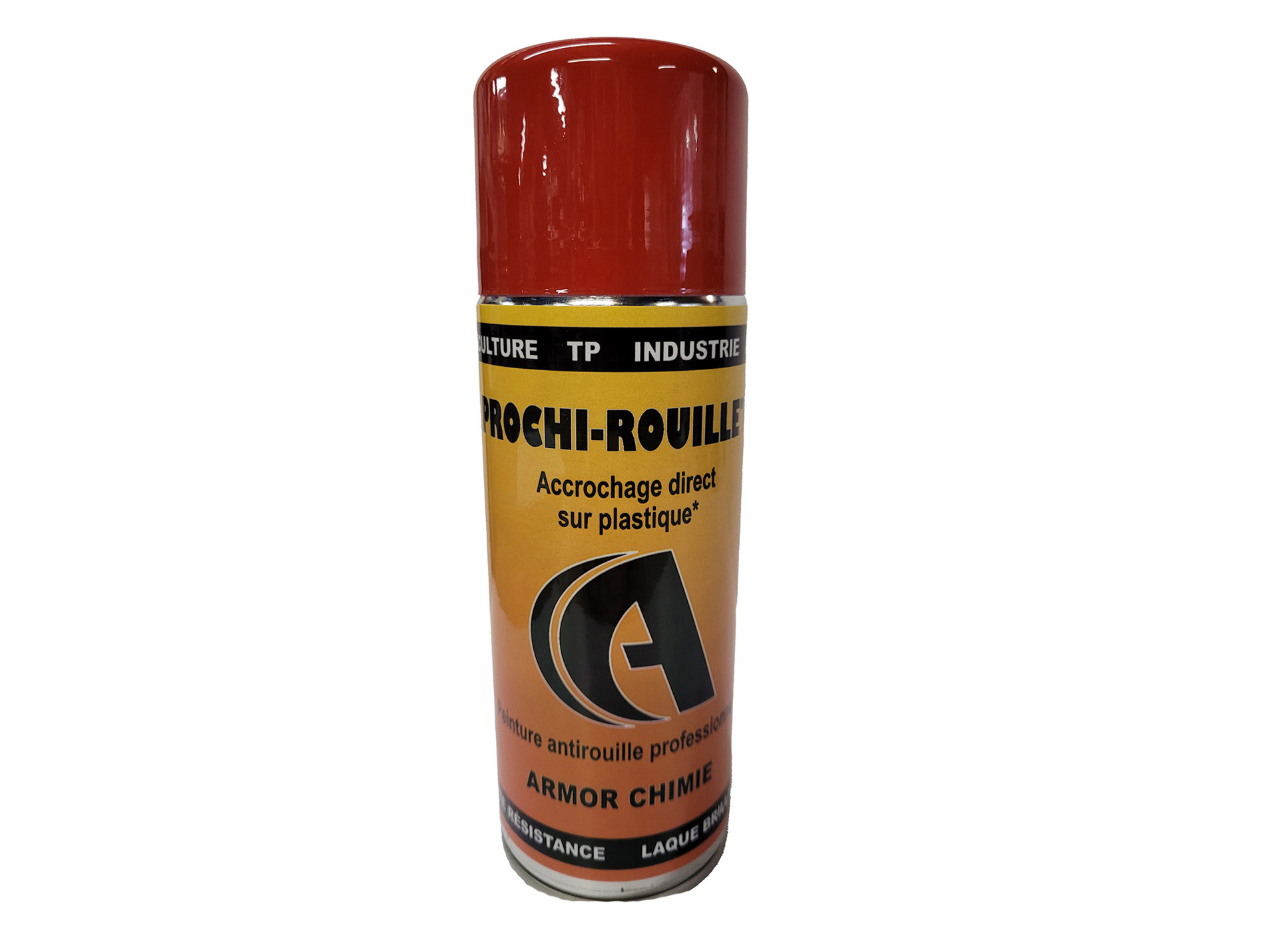 Peinture antirouille aérosol PROCHIROUILLE Rouge 1565 400ml